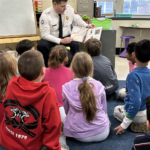 The Chelmsford Community Read-In was held March 3-7, 2025, with volunteer readers visiting with students in Pre-K through sixth grade.