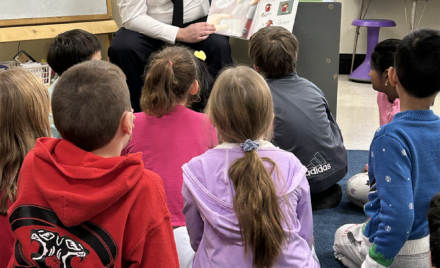 The Chelmsford Community Read-In was held March 3-7, 2025, with volunteer readers visiting with students in Pre-K through sixth grade.
